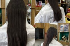 １日に２名のヘアドネーションしかも２人とも３回目ってすごーい