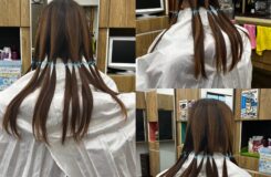 清水からヘアドネーションの為にご来店してくれました