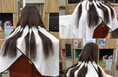 ヘアドネーションとヘッドスパとレディースシェービングまで